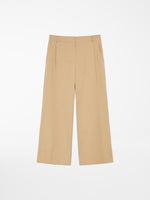 Cotton gabardine trousers