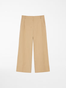 Cotton gabardine trousers