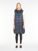 Long padded gilet