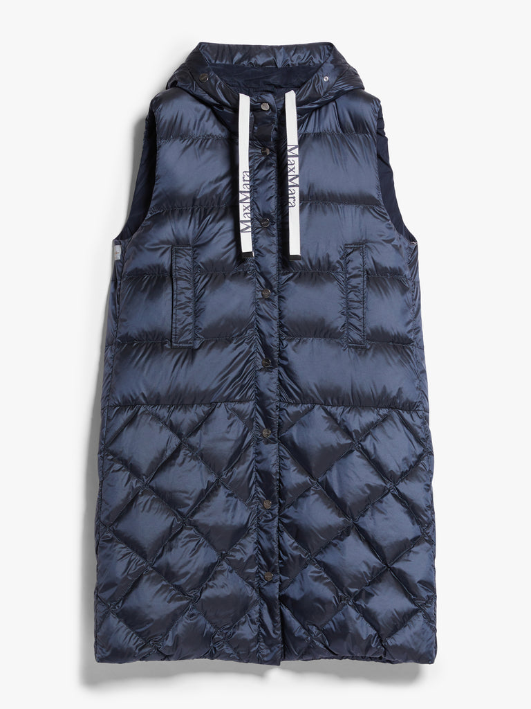 Long padded gilet