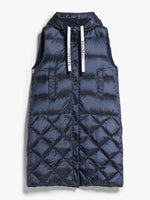 Long padded gilet