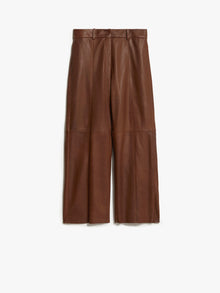 Nappa leather trousers