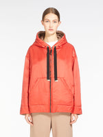 Short reversible puffer jacket