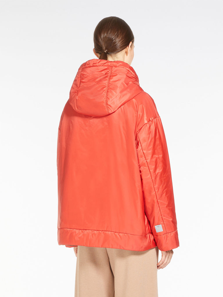 Short reversible puffer jacket