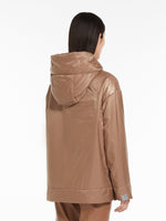 Reversible parka in water-resistant canvas