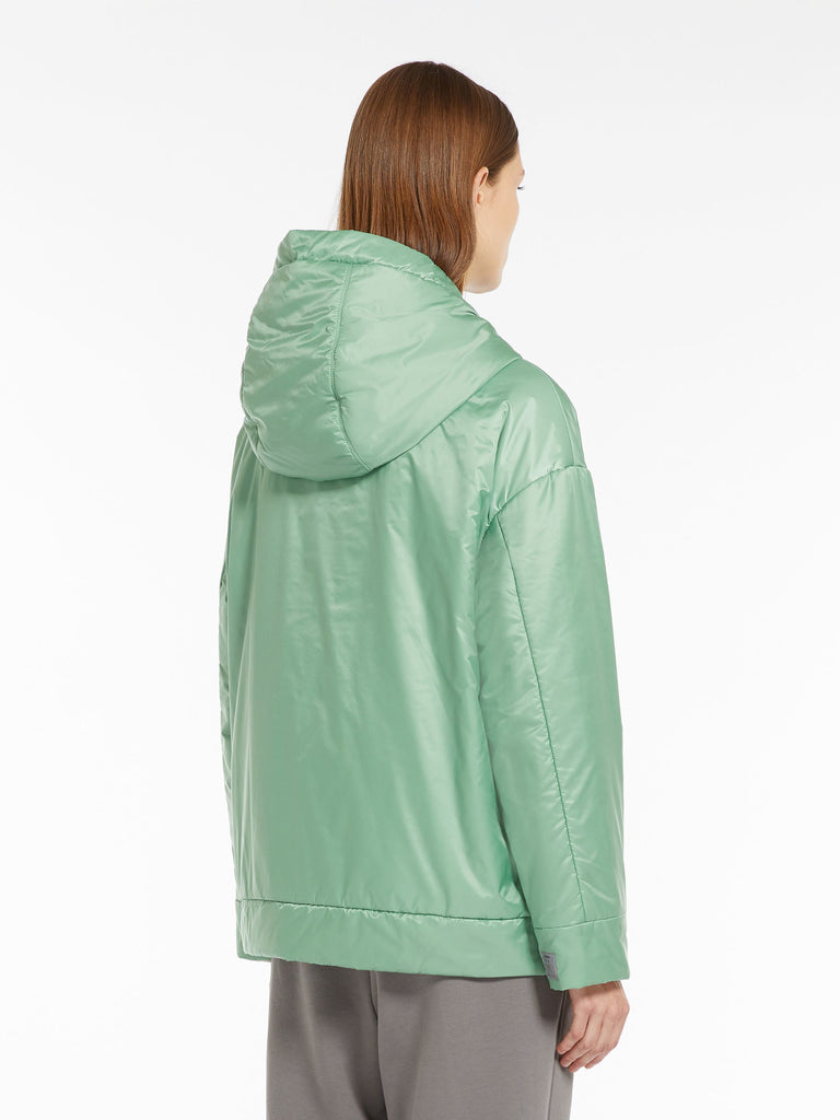 Reversible parka in water-resistant canvas