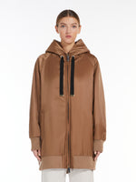 Water-repellent canvas hooded parka