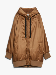 Water-repellent canvas hooded parka