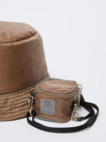 Water-repellent satin hat