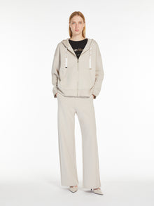 Fleece drawstring trousers