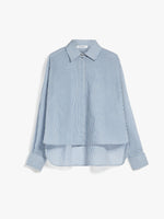 Masculine-style organza shirt