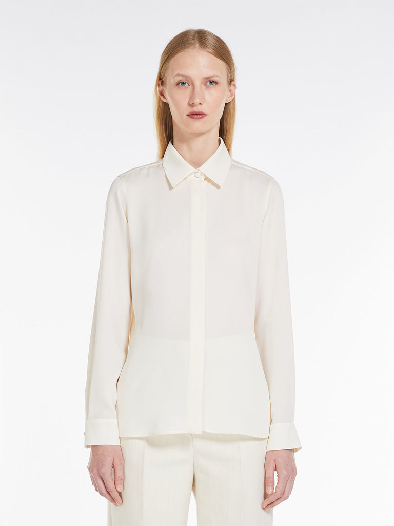 Silk charmeuse shirt