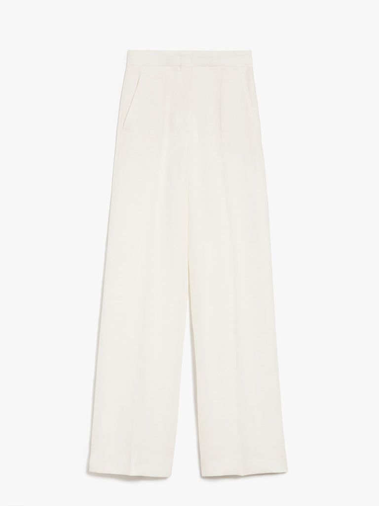 Linen tailored trousers