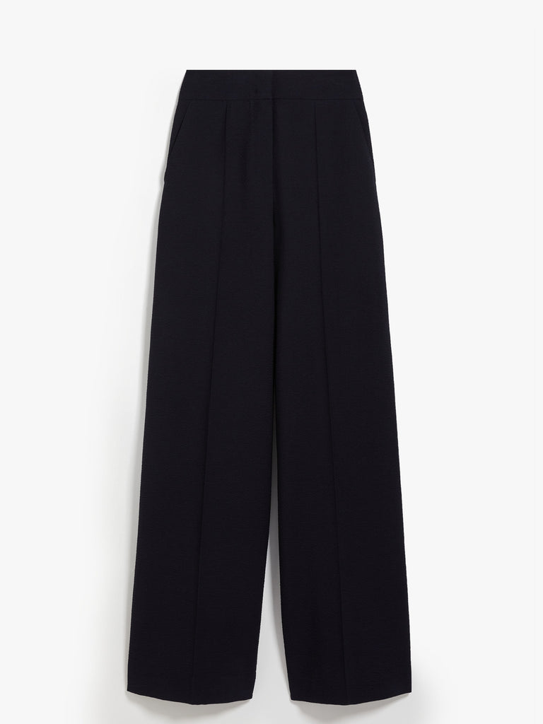 Wool blend Seersucker trousers