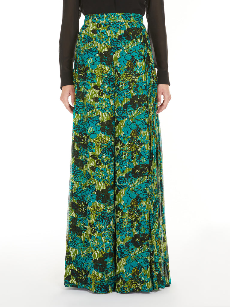 Printed georgette culottes