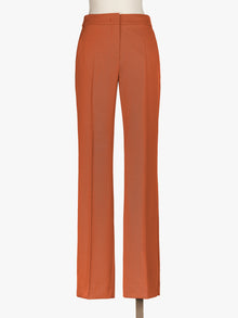 Flared trousers in wool