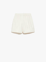 Cotton shorts with monogram embroidery