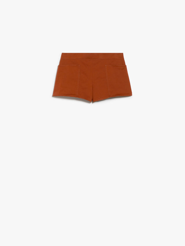 Stretch gabardine shorts