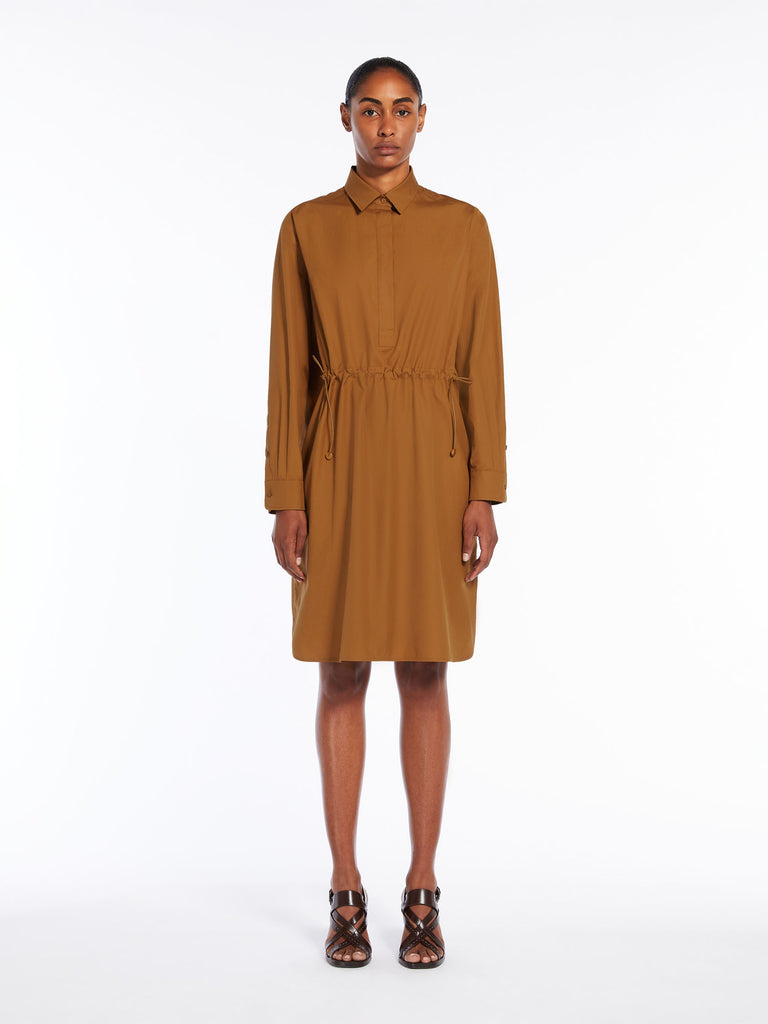 Poplin shirt dress