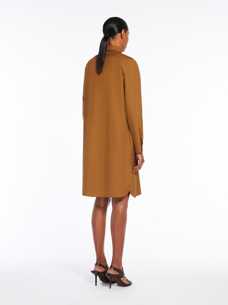 Poplin shirt dress