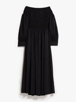 Off the shoulder wool dress