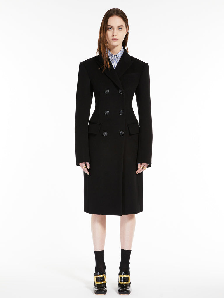 Double-faced woollen cloth coat