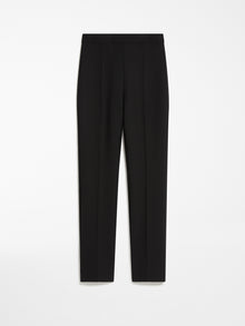 Stretch wool-blend trousers