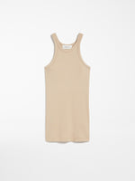 Silk-blend jersey vest top