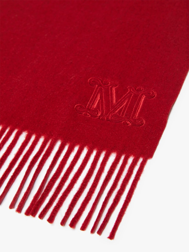 Cashmere stole with embroidery