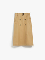 Gabardine wrap skirt