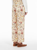 Silk crepe de chine trousers