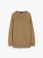 Oversized mohair and lurex sweater