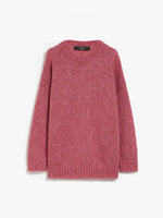 Oversized mohair and lurex sweater