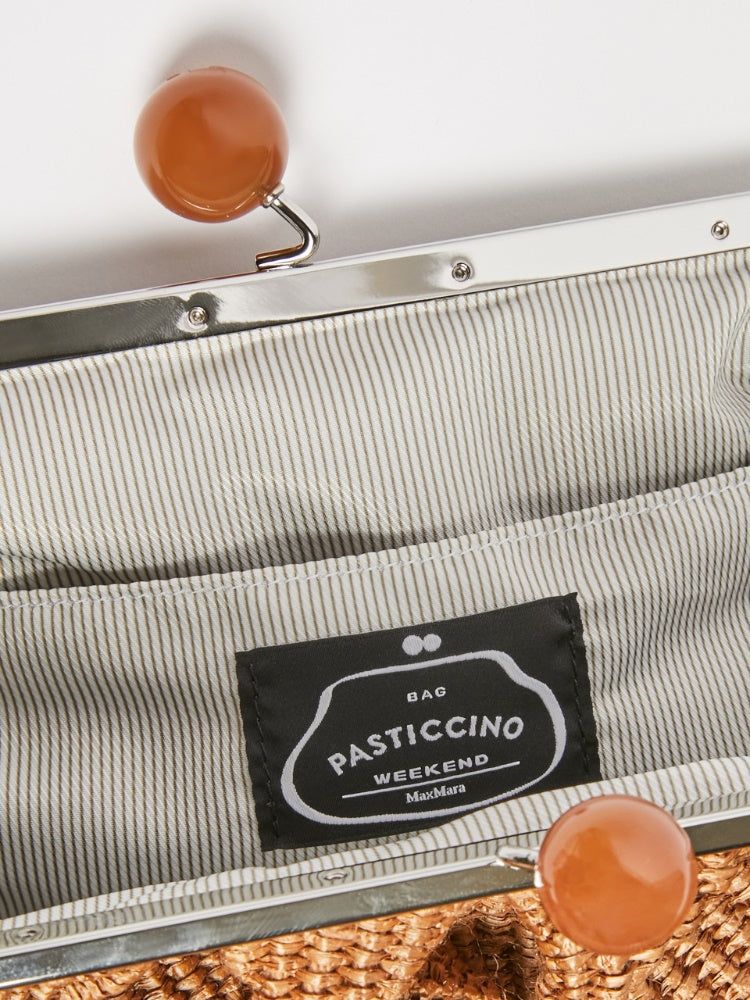 Medium raffia Pasticcino Bag