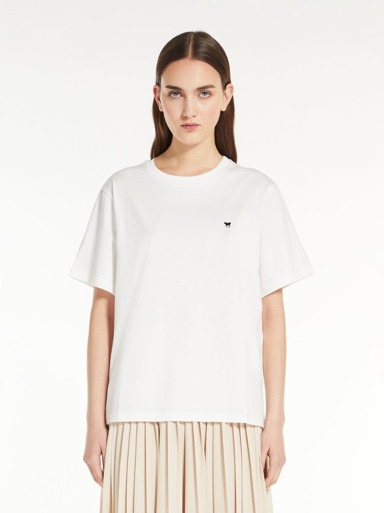 Striped jersey T-shirt | T-shirts and Tops | Max Mara UAE