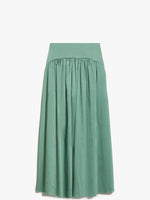 Long taffeta skirt