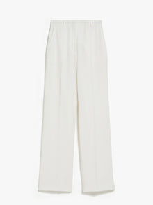 Wool crepe trousers