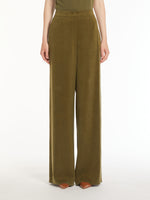 Flowing satin trousers