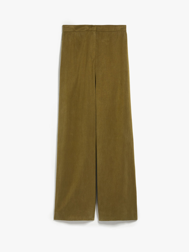 Flowing satin trousers