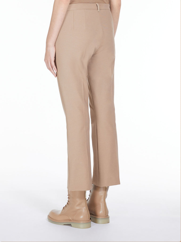 Cotton-blend trousers