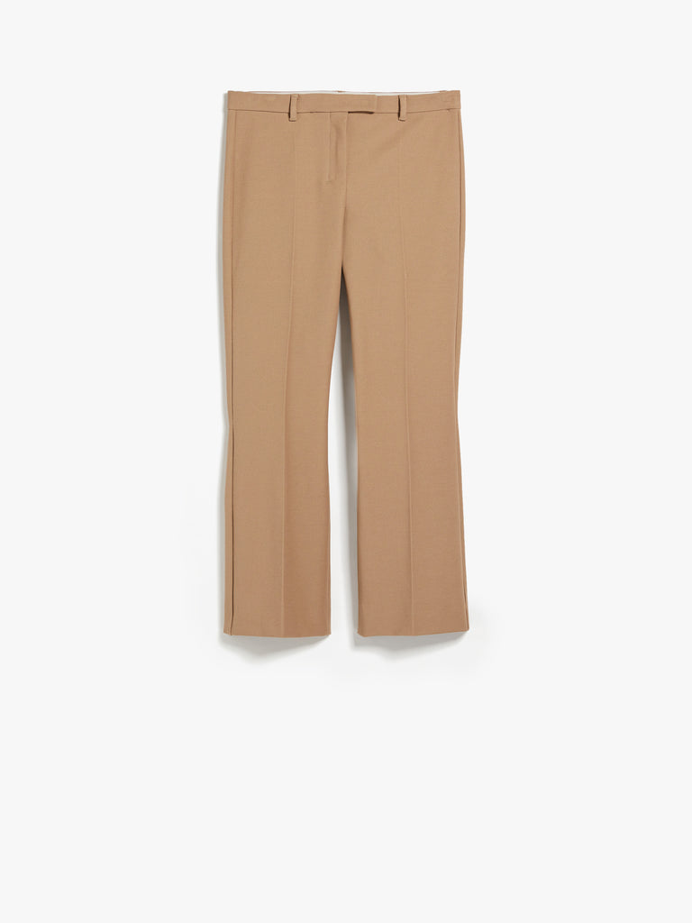 Cotton-blend trousers