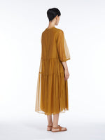 Cotton and silk voile dress