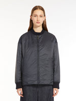 Bomber jacket in water-resistant technical canvas