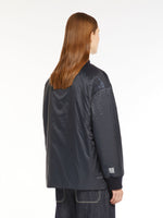 Bomber jacket in water-resistant technical canvas